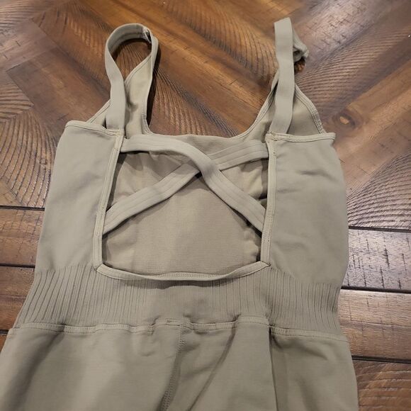 Free People Army Green Good Karma Onesie XS/S - Picture 4 of 5